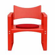 Fotel Series 270 F czerwony Verpan