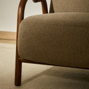 Fotel Sylo taupe Kave home