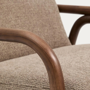 Fotel Sylo taupe Kave home