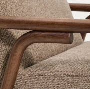 Fotel Sylo taupe Kave home