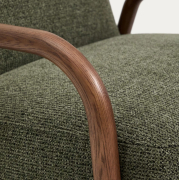 Fotel Sylo zielony Kave home