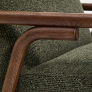 Fotel Sylo zielony Kave home