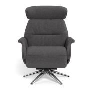 Fotel Wypoczynkowy Clement High Function Dervit Grey Flexlux