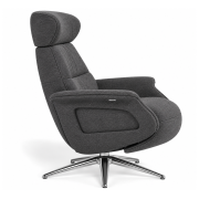 Fotel Wypoczynkowy Clement High Function Dervit Grey Flexlux