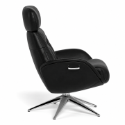 Fotel wypoczynkowy Elegant Omaha Black Flexlux
