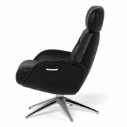 Fotel wypoczynkowy Elegant Omaha Black Flexlux