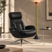 Fotel wypoczynkowy Elegant Omaha Black Flexlux