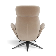 Fotel wypoczynkowy Elegant z podnóżkiem Golden beige Flexlux
