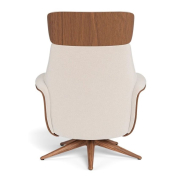 Fotel wypoczynkowy Marina Sandy Beige Walnut decor Flexlux