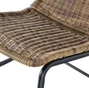 Fotel bujany Tom naturalny Woood