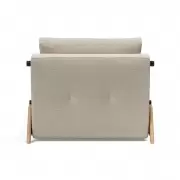 Fotel rozkładany Cubed dąb sand grey Innovation