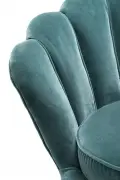 FOTEL TRAPEZIUM TURKUSOWY EICHHOLTZ