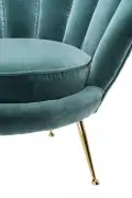 FOTEL TRAPEZIUM TURKUSOWY EICHHOLTZ