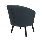 FOTEL LOUNGE WALDO NIEBIESKI DUTCHBONE