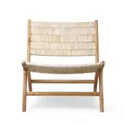 Fotel z drewna teak HKliving