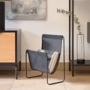 Gazetnik Siana czarny kave home