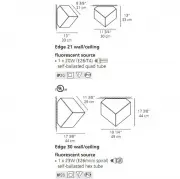KINKIET EDGE 30 CM ARTEMIDE