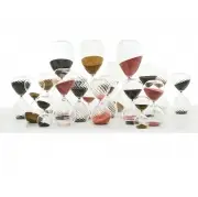 klepsydra sandglass ball M czarna pols potten