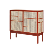 Komoda Air with legs czerwona Design House Stockholm