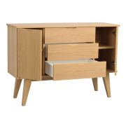 Komoda Filippa 122 cm naturalny dąb Rowico