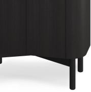 Kredens Loud czarny dąb Northern