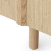 Komoda Rib 159 cm dębowa Normann Copenhagen