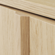 Komoda Rib 159 cm dębowa Normann Copenhagen
