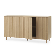 Komoda Rib 159 cm dębowa Normann Copenhagen