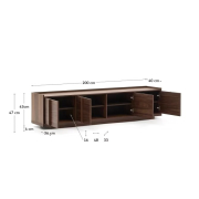 Komoda Tv Onix Kave Home