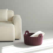 Kosz do przechowywania Colu burgundowy Normann Copenhagen