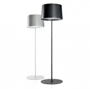 LAMPA PODŁOGOWA TWIGGY LETTURA CZARNA FOSCARINI