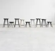 STOŁEK 74 CM WOSKOWANY DĄB MATER