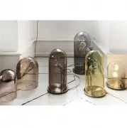 LAMPA STOŁOWA DOME NIEBIESKA 42 CM EBB&FLOW
