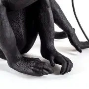 LAMPA STOŁOWA MONKEY CZARNA - WERSJA STOJĄCA SELETTI