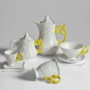 FILIŻANKA DO HERBATY ZE SPODKIEM I ŁYŻECZKĄ I-TEA ZIELONA SELETTI