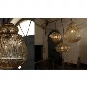 LAMPA WISZĄCA GINGER PRZYDYMIONA 30X37 CM OUTDOOR KARMAN