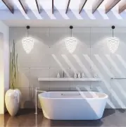 LAMPA WISZĄCA CONIA MEDIUM BIAŁA UMAGE