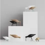 FIGURKA DEKORACYJNA SHOREBIRD MAŁA CZARNA NORMANN COPENHAGEN