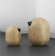 FIGURKA DEKORACYJNA LITTLE BIRD 4,5 CM DĘBOWA NORMANN COPENHAGEN