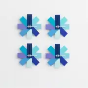 ZEGAR ŚCIENNY WATCH ME NIEBIESKI NORMANN COPENHAGEN