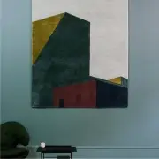 DYWAN ARQUI Cedar Green&Fig Purple 200X300 CM Please Wait to be Seated