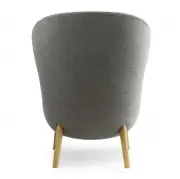 FOTEL HYG WYSOKI CZARNY DĄB NORMANN COPENHAGEN