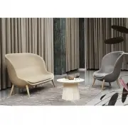 FOTEL HYG WYSOKI CZARNY DĄB NORMANN COPENHAGEN