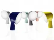 LAMPA STOŁOWA BINIC NIEBIESKA FOSCARINI