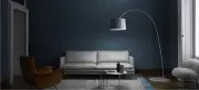 LAMPA PODŁOGOWA TWIGGY SZARA FOSCARINI