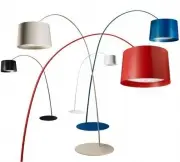 LAMPA PODŁOGOWA TWIGGY SZARA FOSCARINI