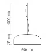 Lampa wisząca Smithfield S biała Flos