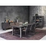 Komoda Brooklyn 160 cm dąb ciemnobrązowy Rowico