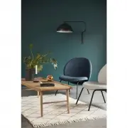 krzesło lounge velvet szare Hubsch