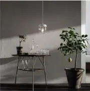 LAMPA WISZĄCA ACORN BURSZTYNOWY MOSIĄDZ UMAGE